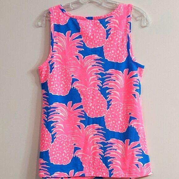 Lilly Pulitzer Merrill Little Flamenco Tank Top Sz M - Picture 3 of 6